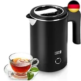 LEBENLANG Reise Wasserkocher Edelstahl Klein 0 5 Liter & BPA-Frei -