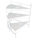 Hti-Living Blumentreppe Lani 60 x 30 cm Weiß