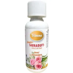 Finnsa Kreativ Sauna- Duftkonzentrat- Rose/Zitronengras 100 ml