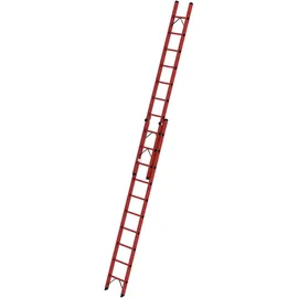 Günzburger Vollkunststoff Schiebeleiter 2 x 10 Sprossen (36110)
