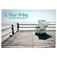 Calvendo St. Peter-Ording durch die Jahreszeiten (Tischkalender 2026 DIN