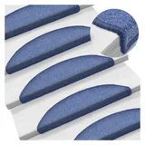 vidaXL Stufenmatte 56 x 17 cm Blau