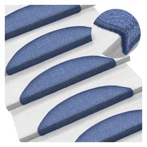vidaXL Stufenmatte 56 x 17 cm Blau