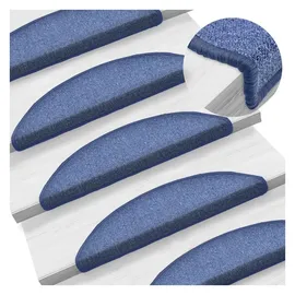 vidaXL Stufenmatte 56 x 17 cm Blau