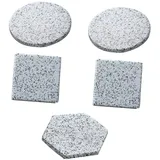 Garneck 5-teiliges Tassenset Aus Marmor Und Granit Wärmeisolierende Teehalter-matten Aus Kork Dekoratives Set Für Zuhause