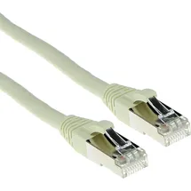 Act Ivory 25 meter LSZH SFTP CAT6A patch cable snagless with RJ45 connectors. s/ftp lszh sng iv 25.00m (FB7425)