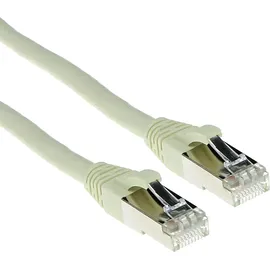 Act Ivory 25 meter LSZH SFTP CAT6A patch cable snagless with RJ45 connectors. s/ftp lszh sng iv 25.00m (FB7425)