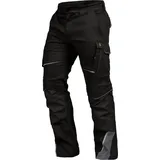 Leibwächter Arbeitshose Flex-line Herren Bundhose schwarz-grau, 48