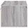 vidaXL Wand-Nachttische mit LED-Leuchten 2 Stk. Grau Sonoma