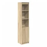 vidaXL Highboard Sonoma-Eiche 37,5x35x180 cm Holzwerkstoff
