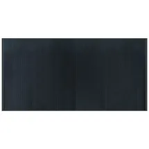 vidaXL Teppich, Rechteckig Grau 100x200 cm Bambus