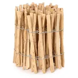 Garronda Staketenzaun 500 x 50 cm Braun/Holz