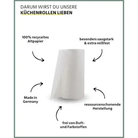 œcolife Küchentücher RECYCLING 3-lagig 48 Rollen