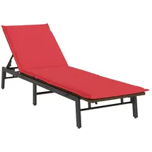 vidaXL Sonnenliege 200 x 65 x 30 cm Braun