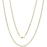 VIVANCE Goldkette Kordel Gelbgold