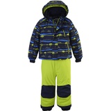 KILLTEC first instinct by killtec FISW 5 MNS Jckt and PNTS 3 in 1 Skioverall/Schneeanzug mit abzippbarer Hose und Kapuze, Lime, 122/128