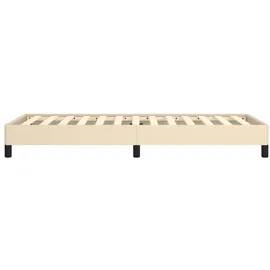 vidaXL Bettgestell 100 x 200 cm Creme