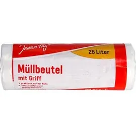 Jeden Tag Müllbeutel 25,0 l transparent, 30 St.