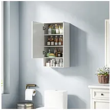 Homcom Wandschrank 40 x 27 x 77 cm Weiß