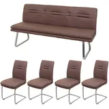 MCW Esszimmer-Set braun 180cm