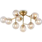 Licht-Erlebnisse Deckenlampe in Gold Bernstein | Gr.: onesize