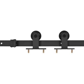 vidaXL Schiebetür rechts 76 x 205 cm schwarz