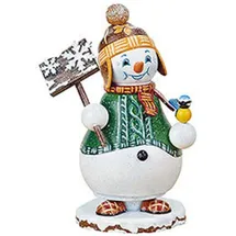 Hubrig Volkskunst GmbH Hubrig Räucherwichtel Schneemann