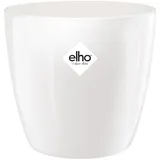 Elho Blumentopf Brussels Diamond Rund 20 cm Weiß