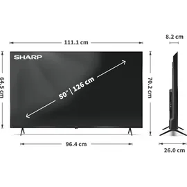 Sharp 4T-C50HLx 50" 4K Ultra HD LED Smart TV