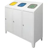 ADB Mülltrenner 3x 120,0 l lichtgrau