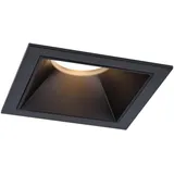 Paulmann 93127 LED Einbauleuchte 3-Step-Dim Cole IP44 eckig 88x88mm Coin 6W 470lm 230V 2700K Schwarz