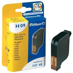 Pelikan H09 - 42 ml - Schwarz - kompatibel - Tintenpatrone (Alternative zu: HP 4