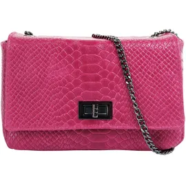 Cluty Umhängetasche Leder Pink