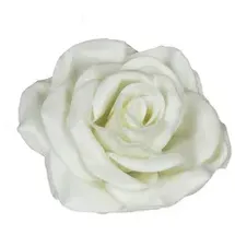 Flowerbox Wachsrose 12er-Set - weiss