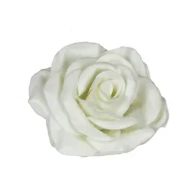 Flowerbox Wachsrose 12er-Set - weiss