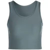 LASCANA ACTIVE Crop-Top Damen dunkelgrün Gr.L (44/46)