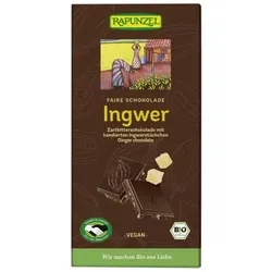 Rapunzel Zartbitter Schokolade Ingwer 55% HIH bio