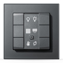 eQ-3 Homematic IP Wandtaster 6-fach anthrazit,