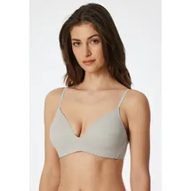 SCHIESSER Bügelloser BH Invisible Soft Padded in grau-jaspe | Gr.: 80B