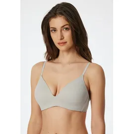 SCHIESSER Bügelloser BH Invisible Soft Padded in grau-jaspe | Gr.: 80B