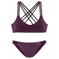 bruno banani Bustier-Bikini Damen bordeaux Gr.36 Cup A/B