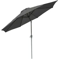 Mendler Sonnenschirm N18, Gartenschirm, Ø 2,7m neigbar Polyester/Alu 5kg