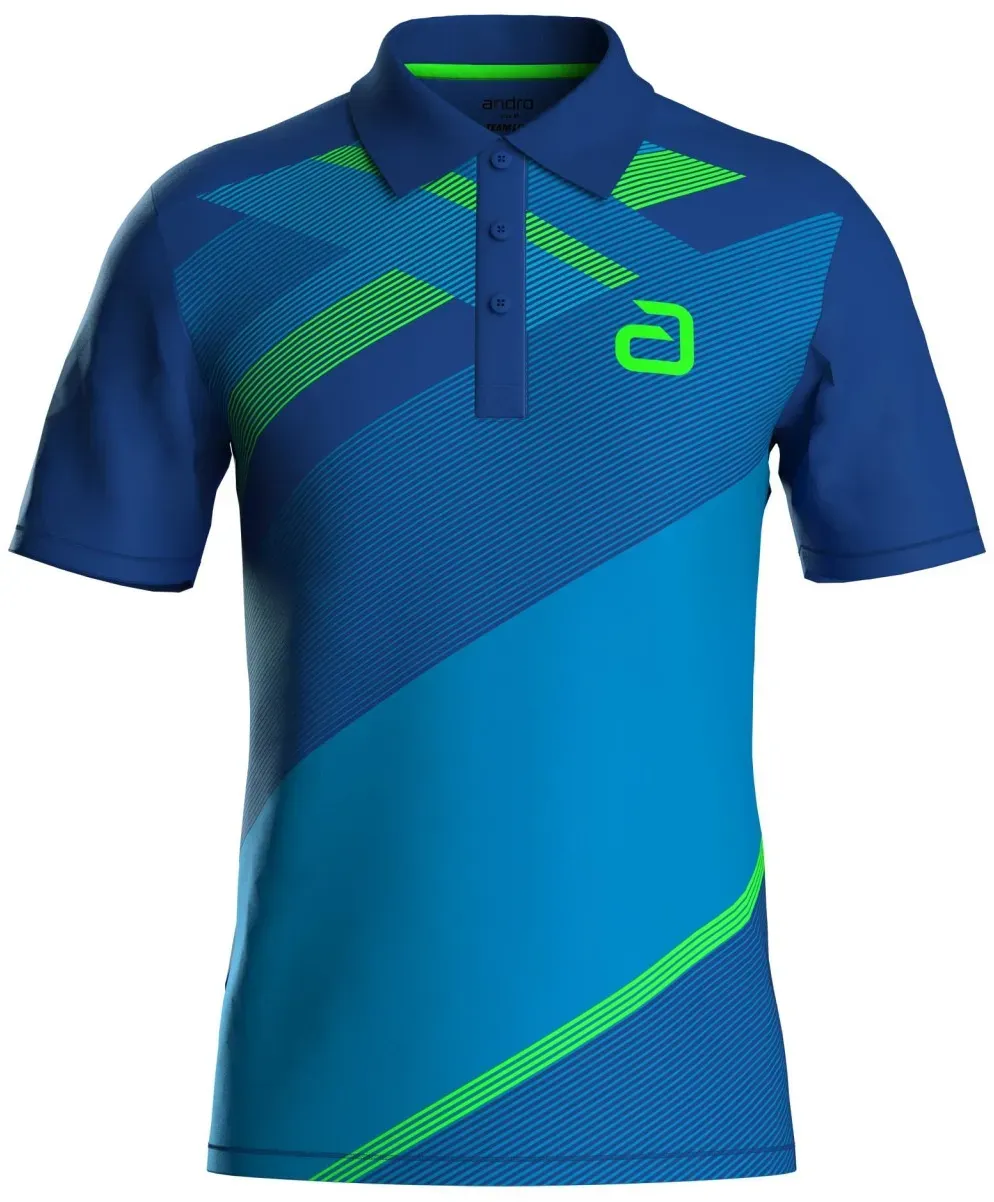 andro Shirt Ataxa blau/grün L - L