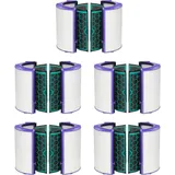 5x Trade-Shop HEPA-Filter + Aktivkohlefilter passend für Dyson Pure Cool TP04 TP05 HP04 HP05 DP04 DP05 Luftreiniger - ersetzt 969048-02 Luftfilter