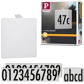 Paulmann Solar LED Hausnummernleuchte Soley Transparent