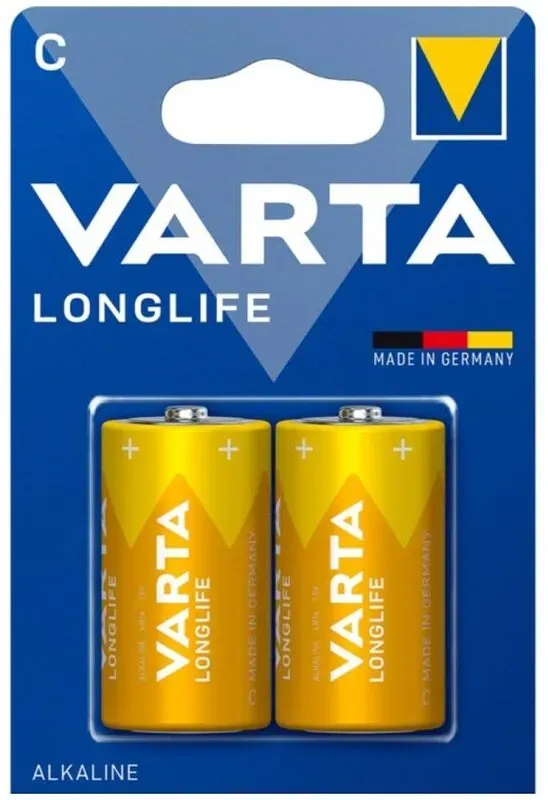 VARTA - LONGLIFE ALKALINE BATTERIE C LR14 BLISTER*2