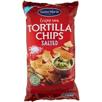 Santa Maria Tortilla-Chips, 475 g, leicht gesalzene Snacking-Maischips, ideal zum Servieren mit mexikanischen Fajita, Burrito, Quesadilla und Enchilada