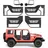 Vevor Röhrentüren 4-türig, Kompatibel mit Jeep Wrangler JL JLU & Gladiator JT 4XE (2018–2026), Offroad-Rohrrahmentüren (Sternmuster) aus Stahl (Vorne & Hinten) mit DOT-zertifizierten Außenspiegeln