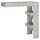 vidaXL Wand-Bartisch 102 x 45 x 103,5 cm Betongrau