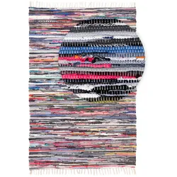 Morgenland Kelim Teppich - Trendy - Levi - mehrfarbig - 90 x 60 cm - rechteckig